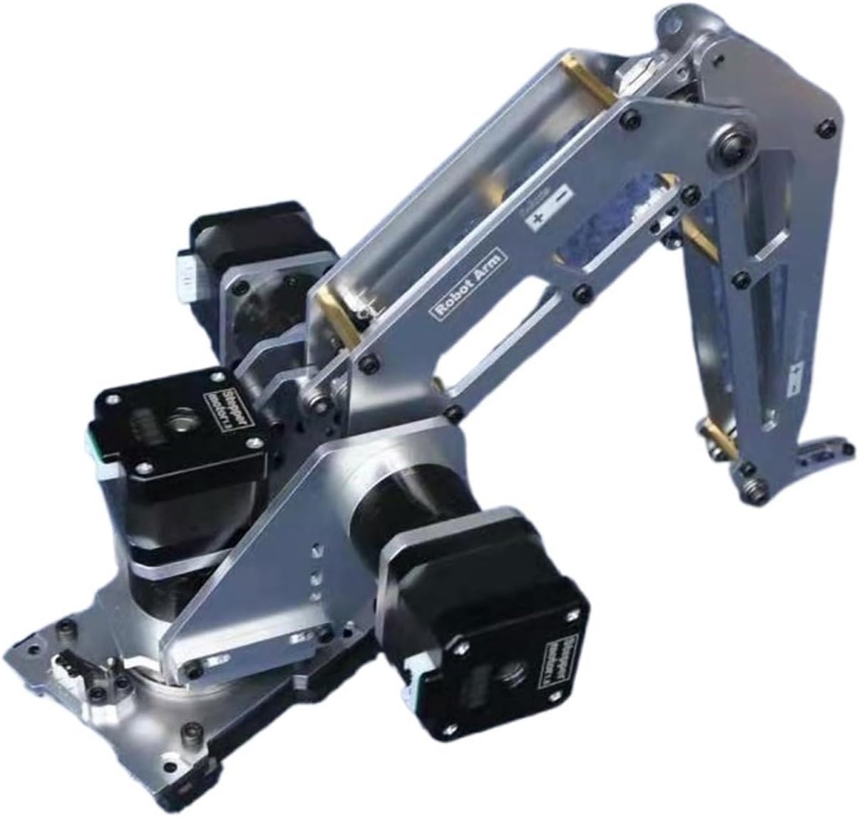 22B Full Metal 3-Axis Stepper Mechanical Arm, Unassembled Kit Without Motor High Performance Industrial Robot