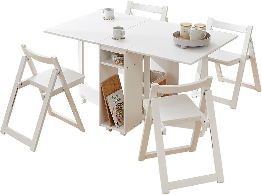 LOWYA ダイニングセット 折りたたみ 4人掛け ナチュラル Amazon｜LOWYA ロウヤ ダイニングセット ダイニングテーブル