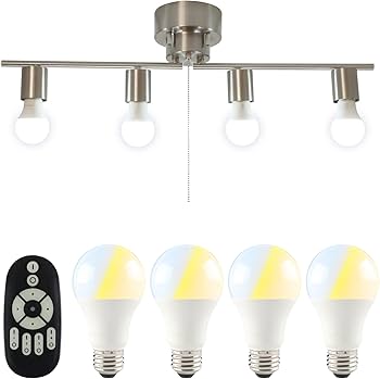 Amazon.co.jp : 共同照明 シーリングライト 4灯 シーリングスポット