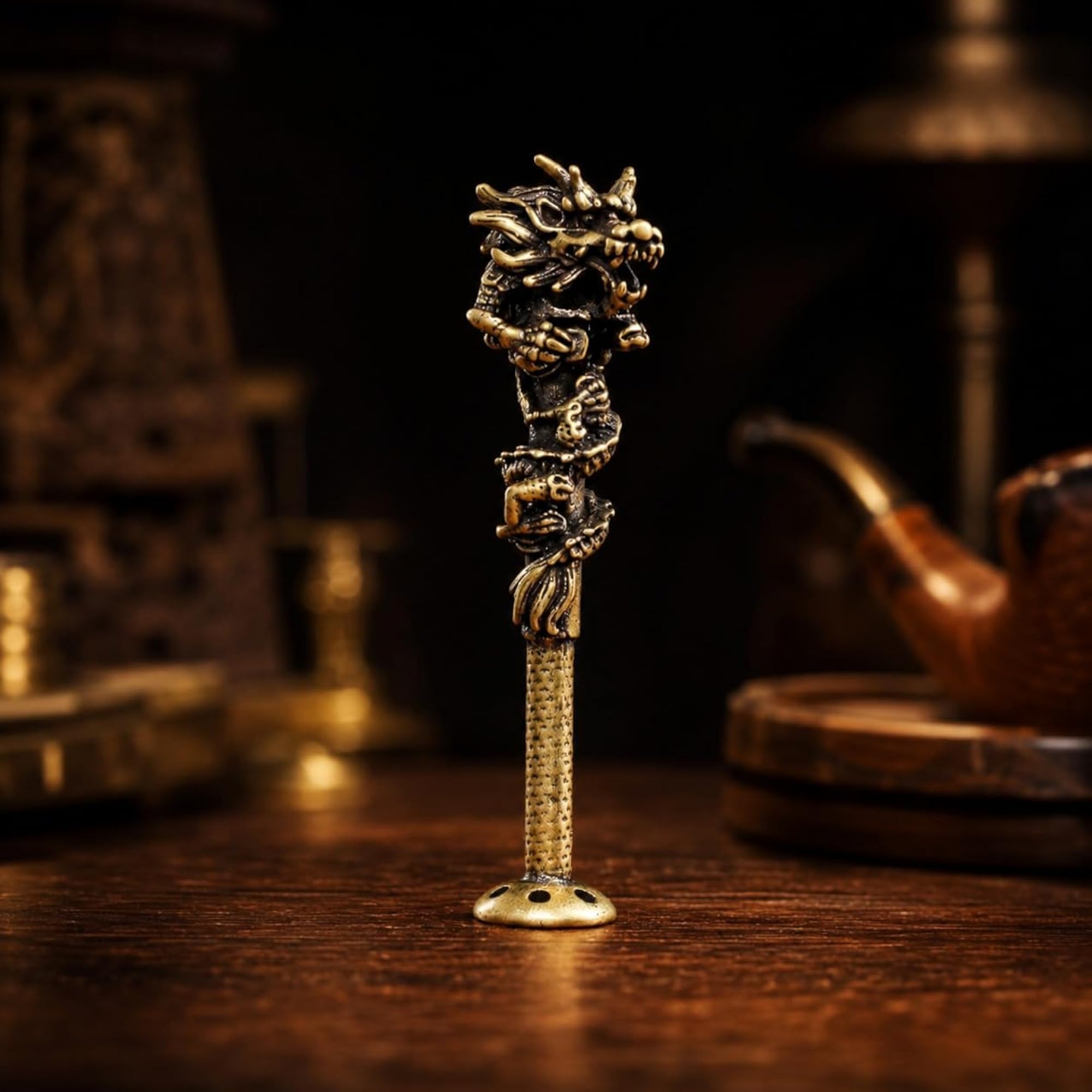 Decorative Buddha Hand Figure Pipe Tamper Tool