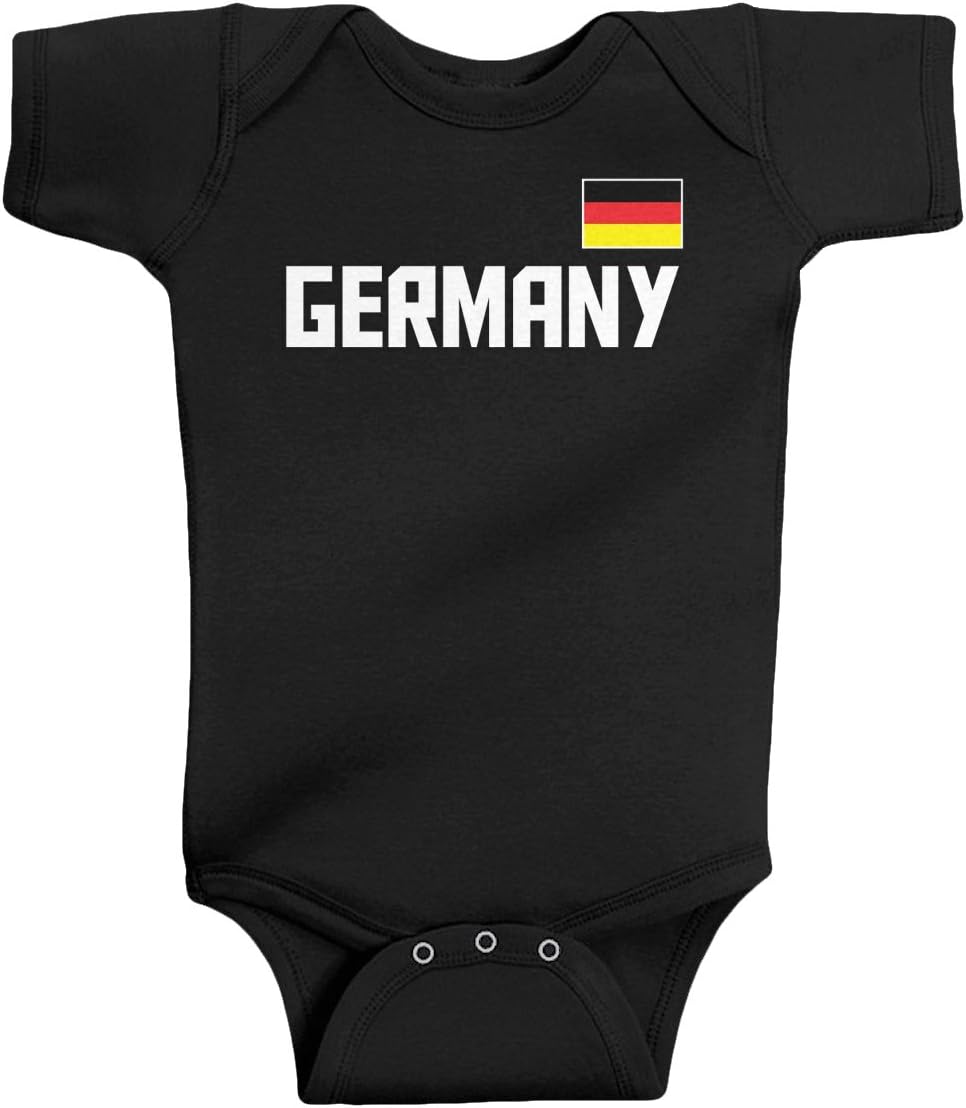Threadrock Unisex Baby Germany National Pride Bodysuit