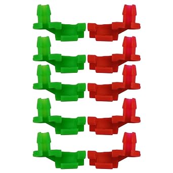 5 Pairs Tailgate Handle Rod Retainer Clips, Left & Right Replacement for 1999-2007 Chevy Silverado GMC Sierra 2007 Classic, OEM Numbers 88981030, 88981031