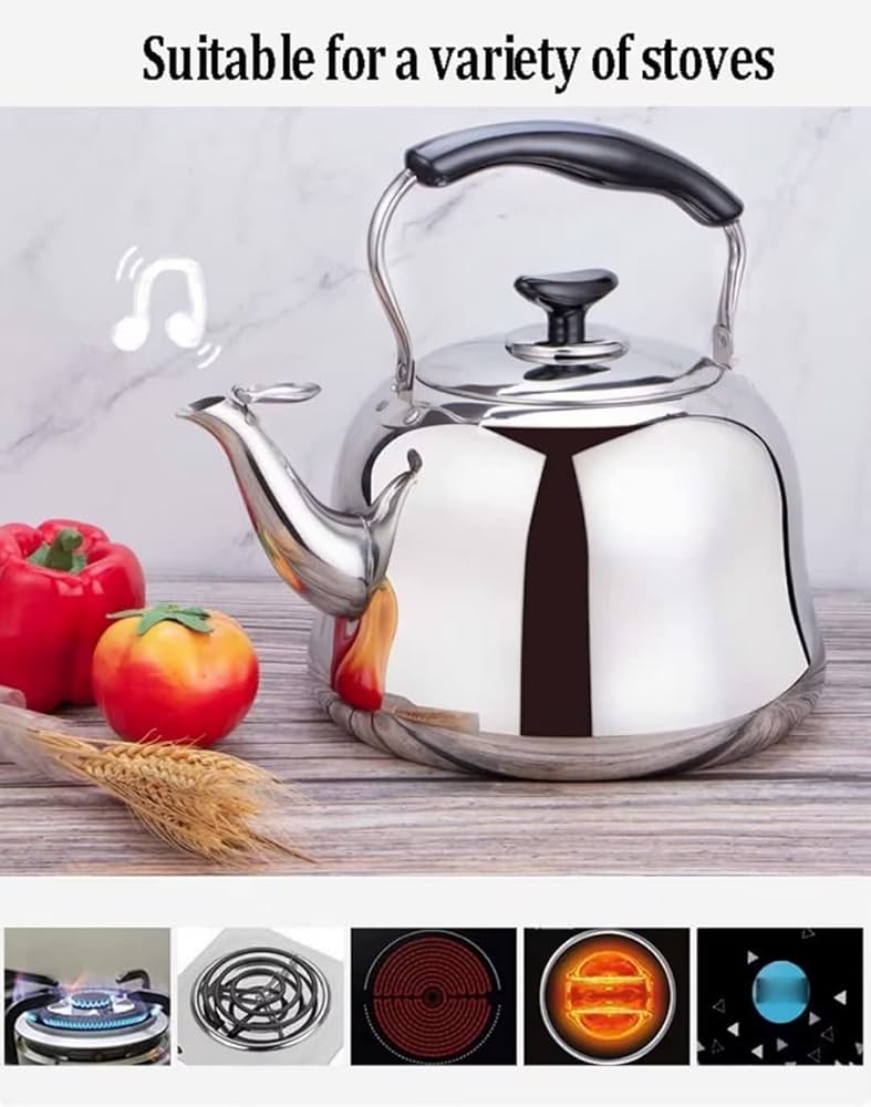 Amazon | やかん ヤカン 304 ステンレス鋼ホイッスルケトル口笛やかん