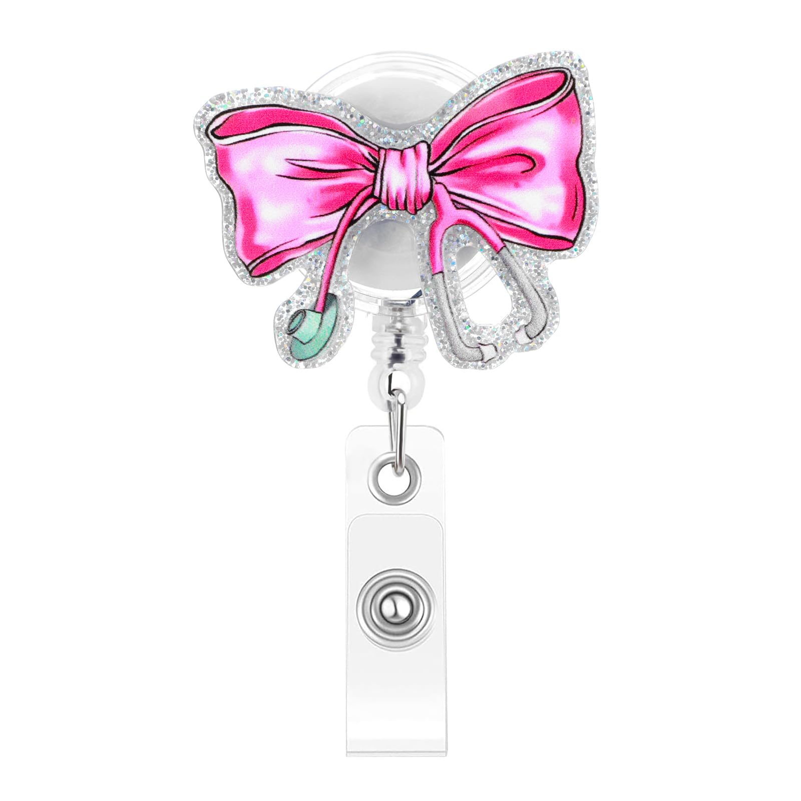 GEEHUA 3PCS Nurse Badge Reel, 27.5" Retractable Badge Reel - View #12
