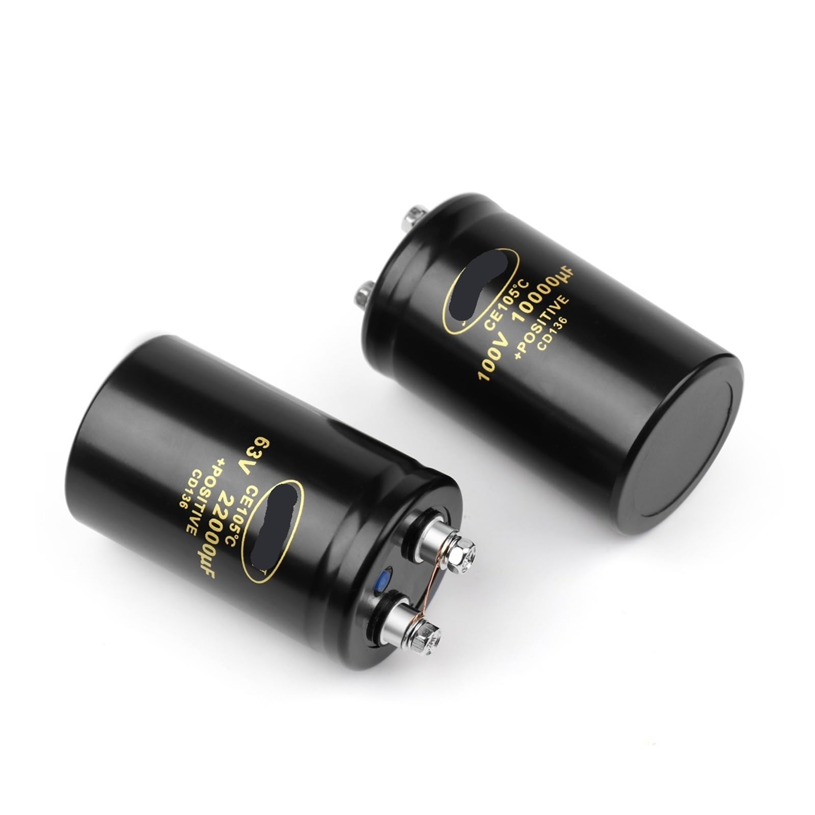63V22000UF 50x80 MFD Aluminum Screw Audio Filtering Electrolytic Capacitor 105℃ CD136 Bolt Capacitors 22000UF