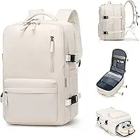 Mochila de Viagem Expansivel Avião Grande Feminina,Mochila Executiva Masculina Impermeável Reforçada para Notebook,Casual Esportes Hiking Escola Presente1