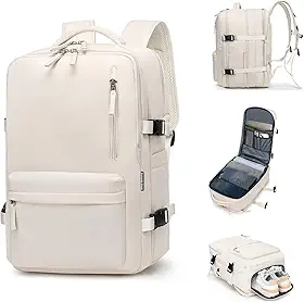 Mochila de Viagem Expansivel Avião Grande Feminina,Mochila Executiva Masculina Impermeável Reforçada para Notebook,Casual Esportes Hiking Escola Presente1