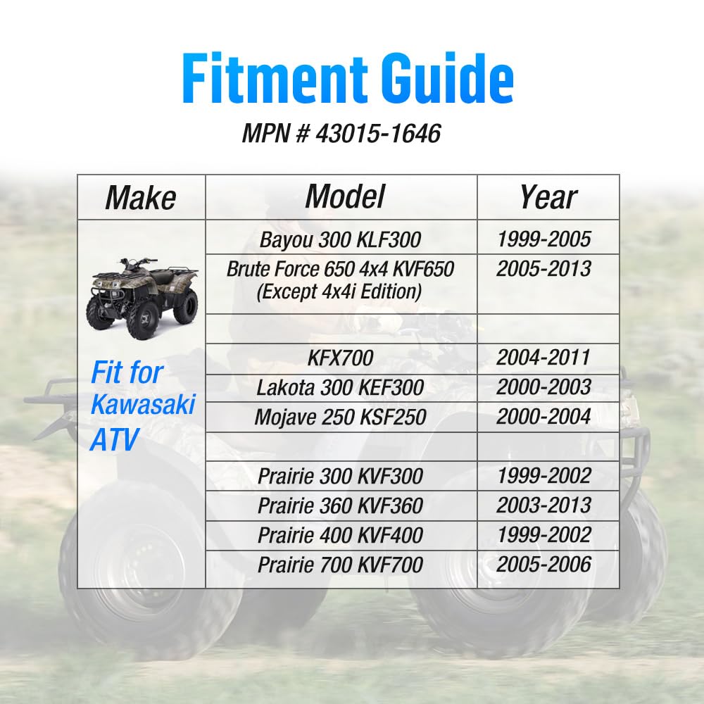 Bremspumpe Rechts für Kawa-saki KFX700 Prairie 300 360 400 700 Bayou 300 Brute Force 650 Lakota 300 Mojave 250 KVF300 KVF360 KVF400 KVF700 KLF300 KVF650 KEF300 Bremszylinder Hauptbremszylinder