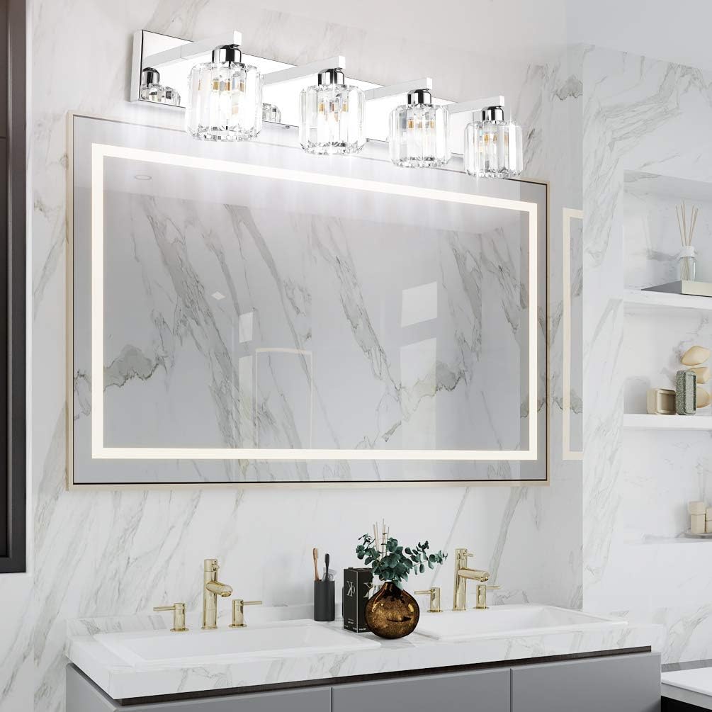 Aipsun Crystal Bathroom Vanity Light Fixtures Modern Vanity Lighting Fixtures Over Mirror