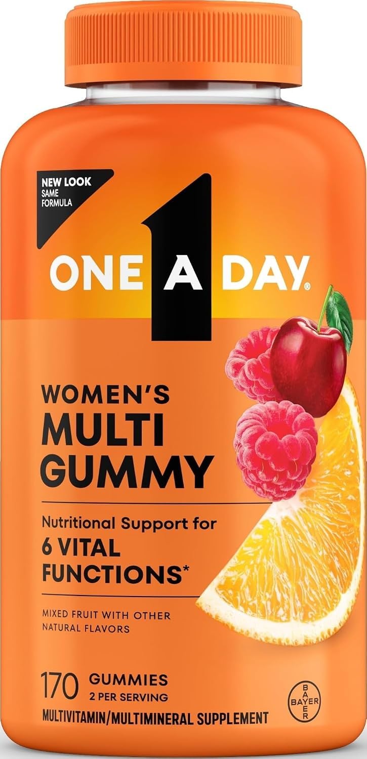 One A Day Women’s Multivitamin, Supplement with Vitamins A, C, E, B1, B2, B6, B12, Biotin, Calcium and Vitamin D, 150 count