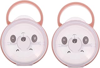 ibasenice 2 Pçs Caixa De Armazenamento De Chupeta Brinquedo Para Crianças Brinquedos De Viagem Para Crianças Caso Organizador De Chupeta Caso De Viagem Chupeta Caso Protetor Chupeta Casos