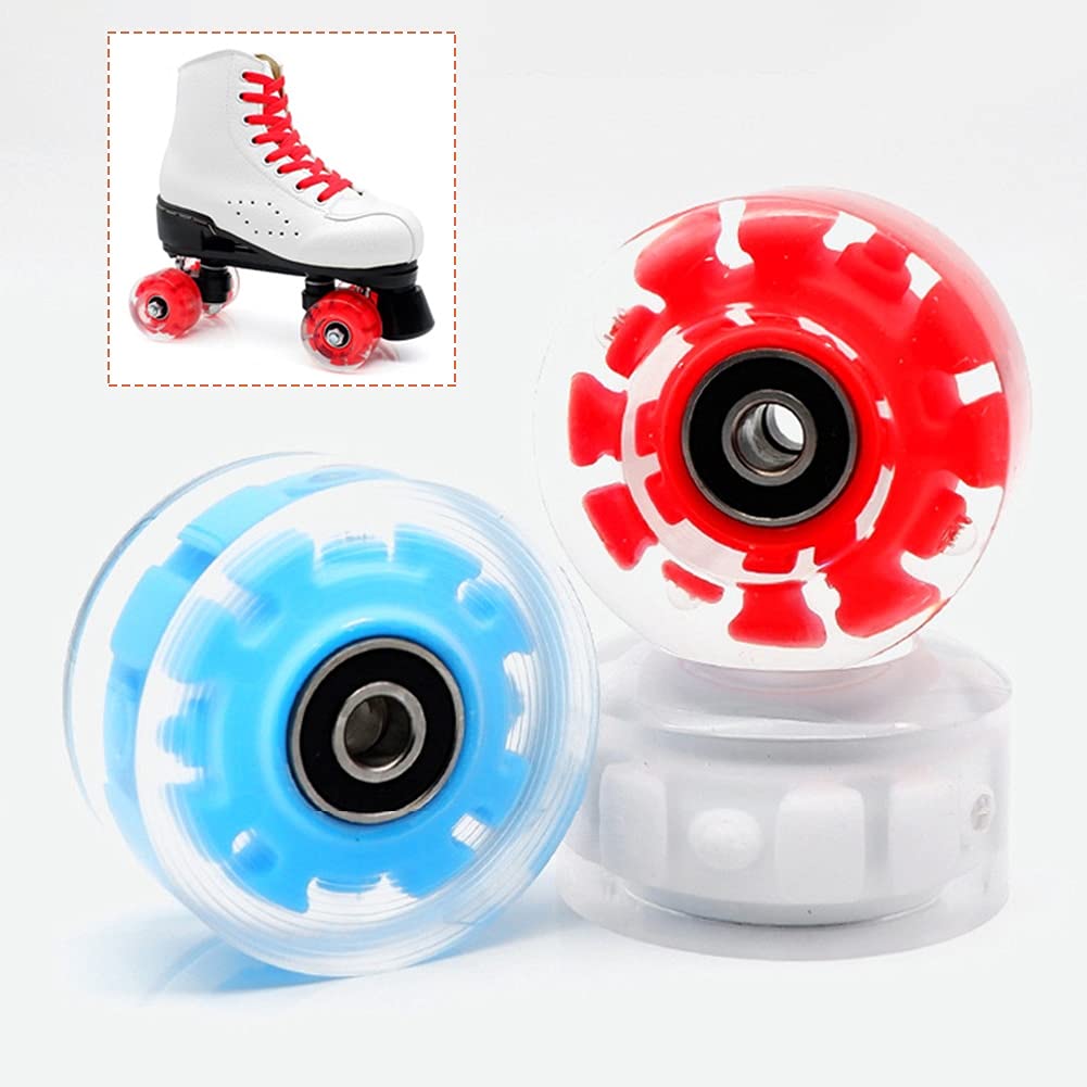 PATIKIL Leuchtende Skateboard Räder - LED Rollen 78A Härte Mit Lagern