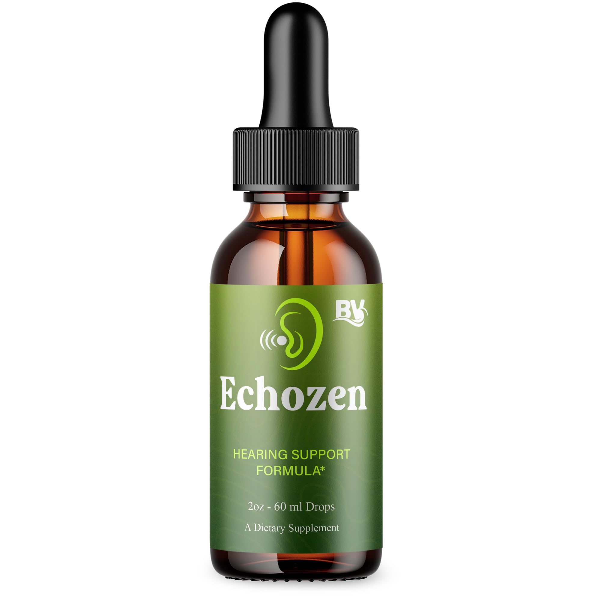 BLUE VIBE EchoZen Liquid Drop Supplement Advanced Maximum Strength Overall Ear Health Wellness Support Echo Zen Premium Daily
