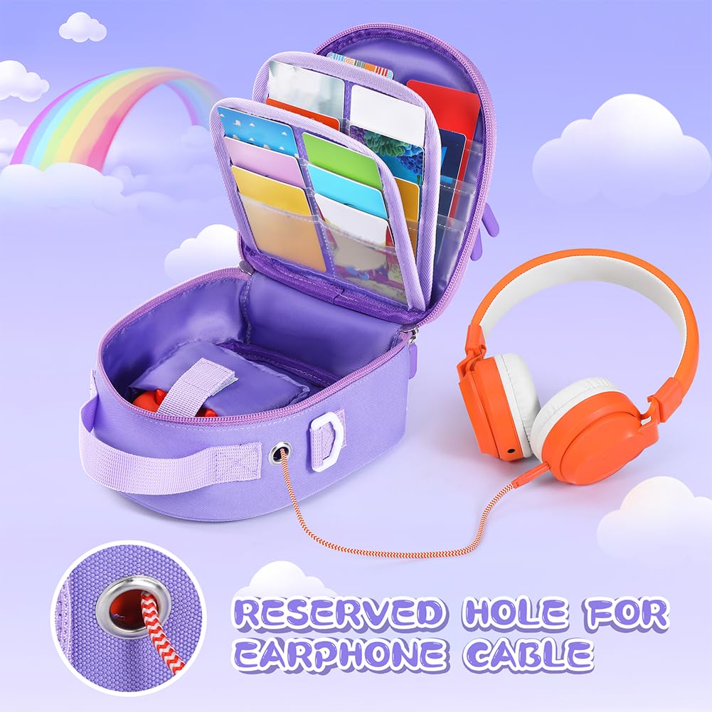 Étui de Transport pour Yto Mini (Édition 2024) Sac de Rangement pour Cartes Porte-Cartes Capacité jusqu'à 30 Sacs de Voyage avec Bandoulière Porte-Sac pour Lecteur Audio Accessoires