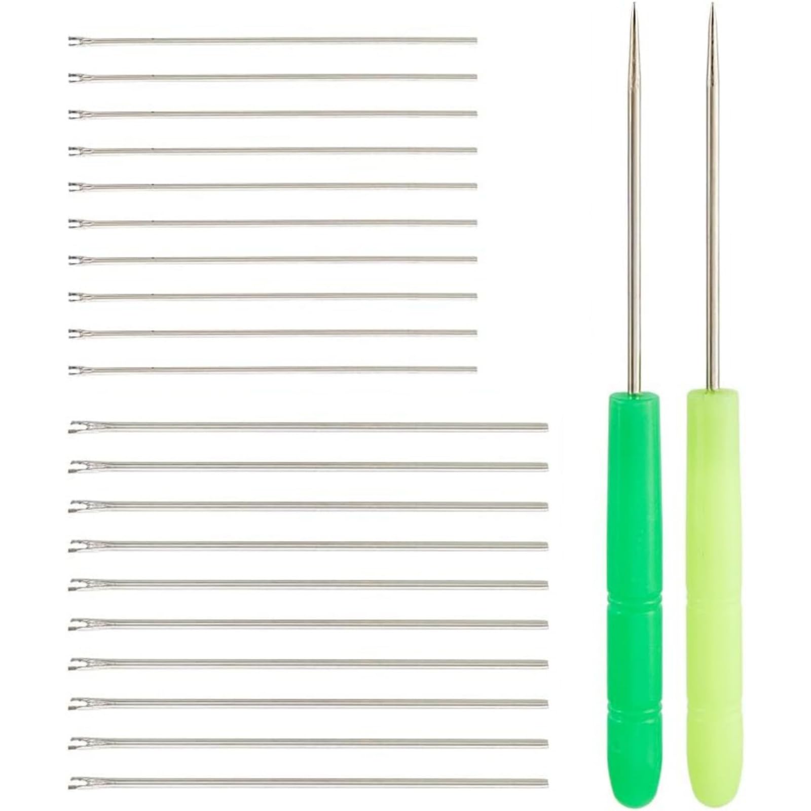 Kaeltsyn Multifunctional Doll Hair Implantation Tool with Assorted Size Awls for Doll Styling and Art Craft Project Replacement Tool