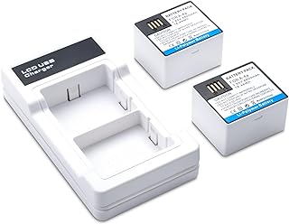 2 Pack A-4A Battery Compatible for Arlo Pro 5S 2K, for Arlo Pro 4, for Arlo Ultra, for Arlo Ultra 2, for Arlo Pro 3, for Arlo VMA5400 VMC4040P VMC4350P VMC4050P VMS4240P 4800mAh with Charger Dock
