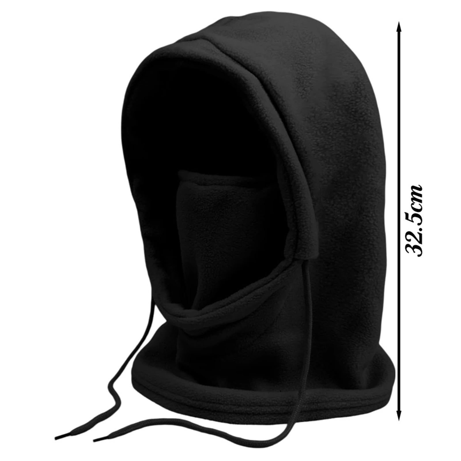 Gorro pasamontañas Gorro con máscara para la Cara para Invierno al Aire Libre Hombres Mujeres máscara de esquí a Prueba de Viento térmico Polar Sombrero Cuello