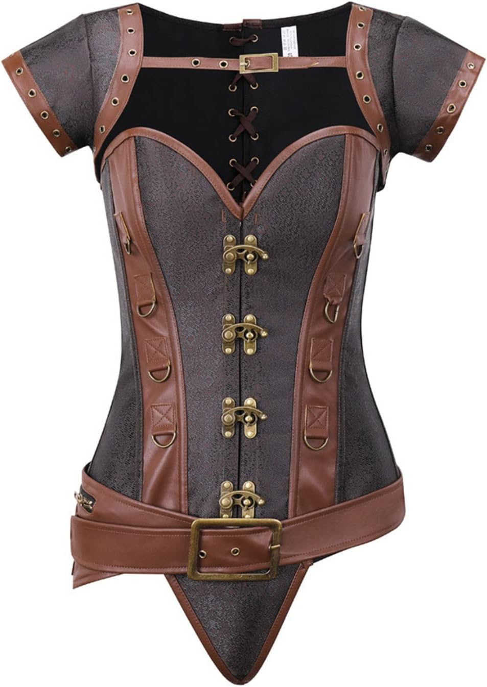 トップス theredthread S burlesque corset gray THEREDTHREAD】S