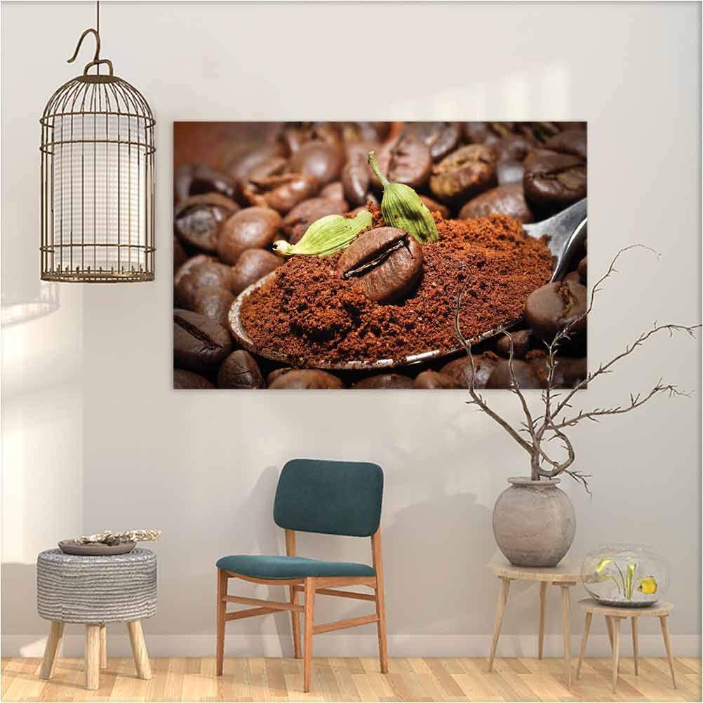 Mural Coffee Arabic Beans with Flavored with Green Cardamom Traditional Oriental Drink Home Decor Decals 31"x47"