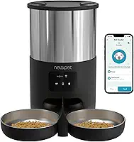 Comedouro para Cães, Comedouro para gatos, Alimentador Automático Pet, 2 Comida Elevada para Gatos, 5L