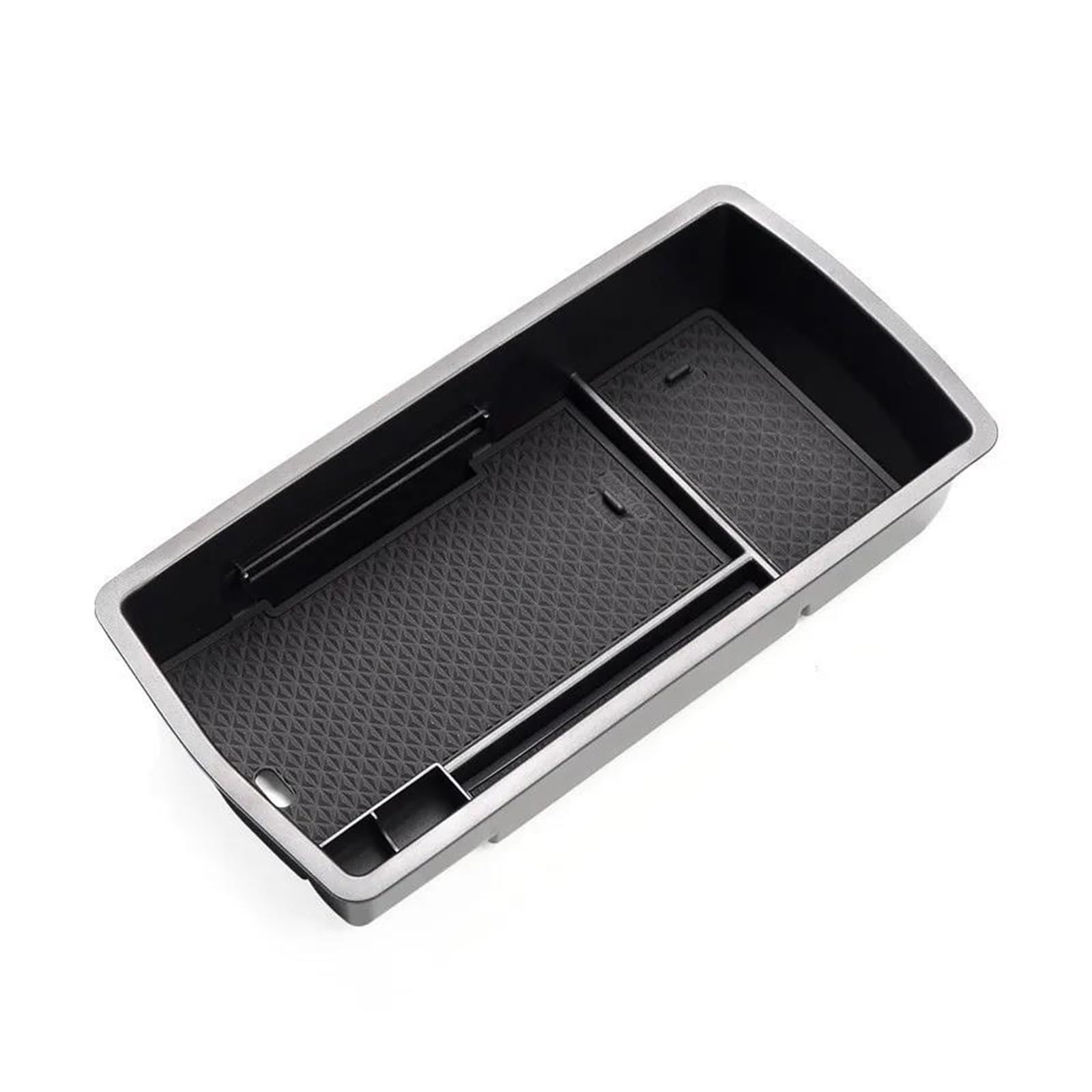 Centre Console Organiser Tray For Peugeot 3008 4008 5008 2017-2023 For GT Central Console Armrest Storage Box Stowing Tidying Car Black ABS Armrest Storage Box