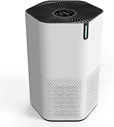 SonoHealth Purificador AirPro para casa e quarto | Filtro HEPA 14 | Purificador de ar ultra-silencioso | Filtro de carvão ativado e difusor de óleo essencial - 1 pacote