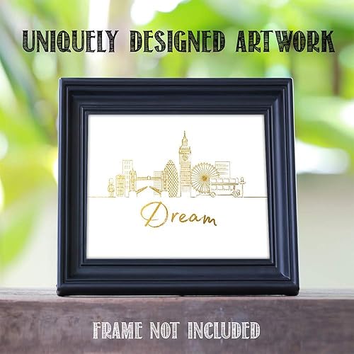 Vista 207 de París Skyline - Decoración de pared para sala de estar, arte de pared en blanco y negro, cuadros de pared de horizonte europeo para sala de estar