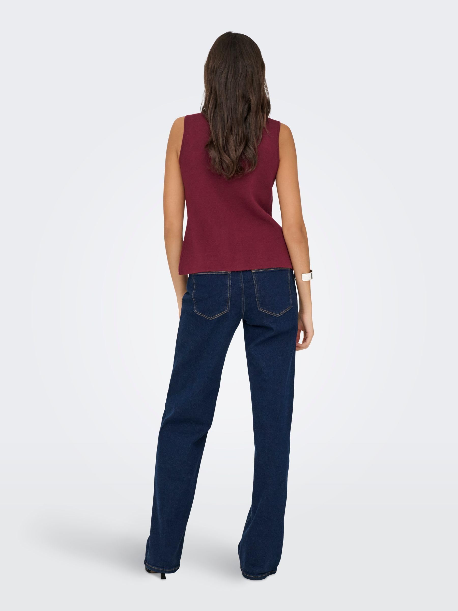 ONLY Onlibi Button SL Vest CC Knt para Mujer