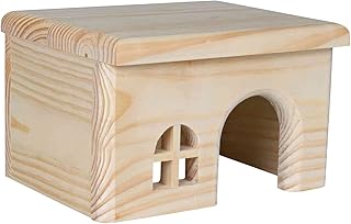 TRIXIE Wooden House for Hamsters, 15 x 12 x 15 cm