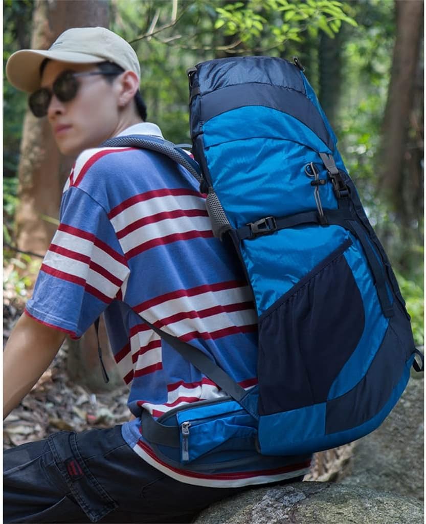 52L Outdoor Mountaineering Bag Backpack Sports with Rain Cover