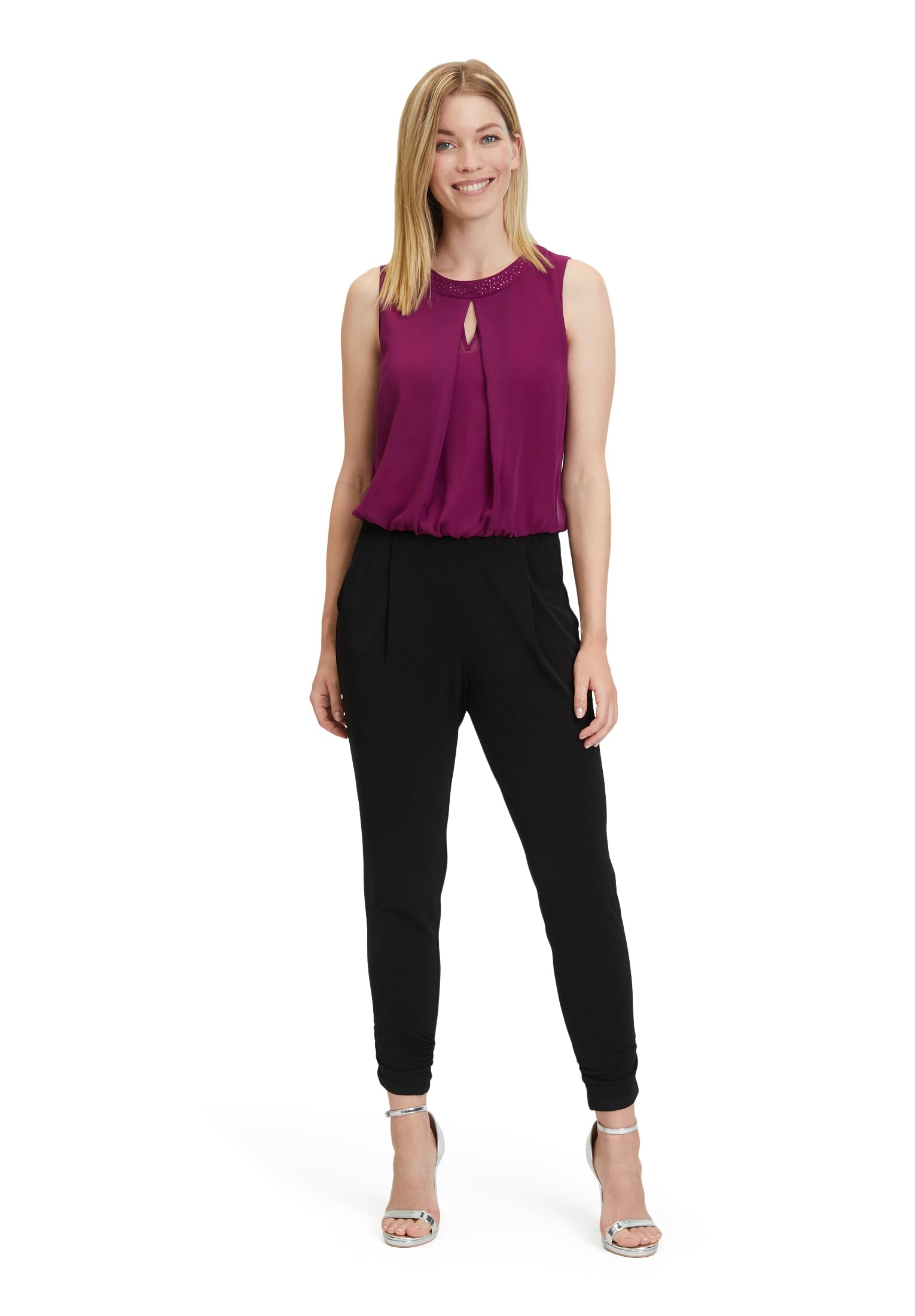 Vera Mont Jumpsuit für Damen in Schwarz/Violett