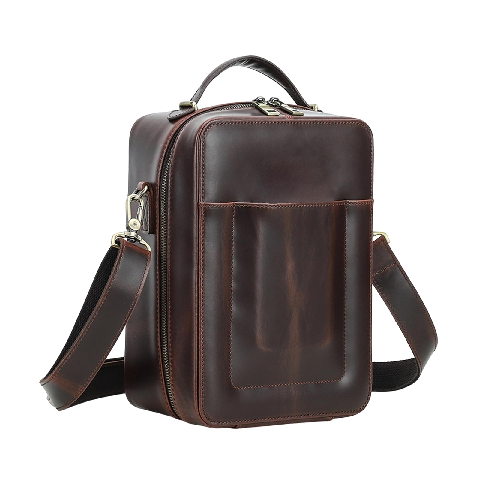 Custodia impermeabile per cuffie con organizzazione intelligente e tasche spaziose, custodia in pelle di alta qualità