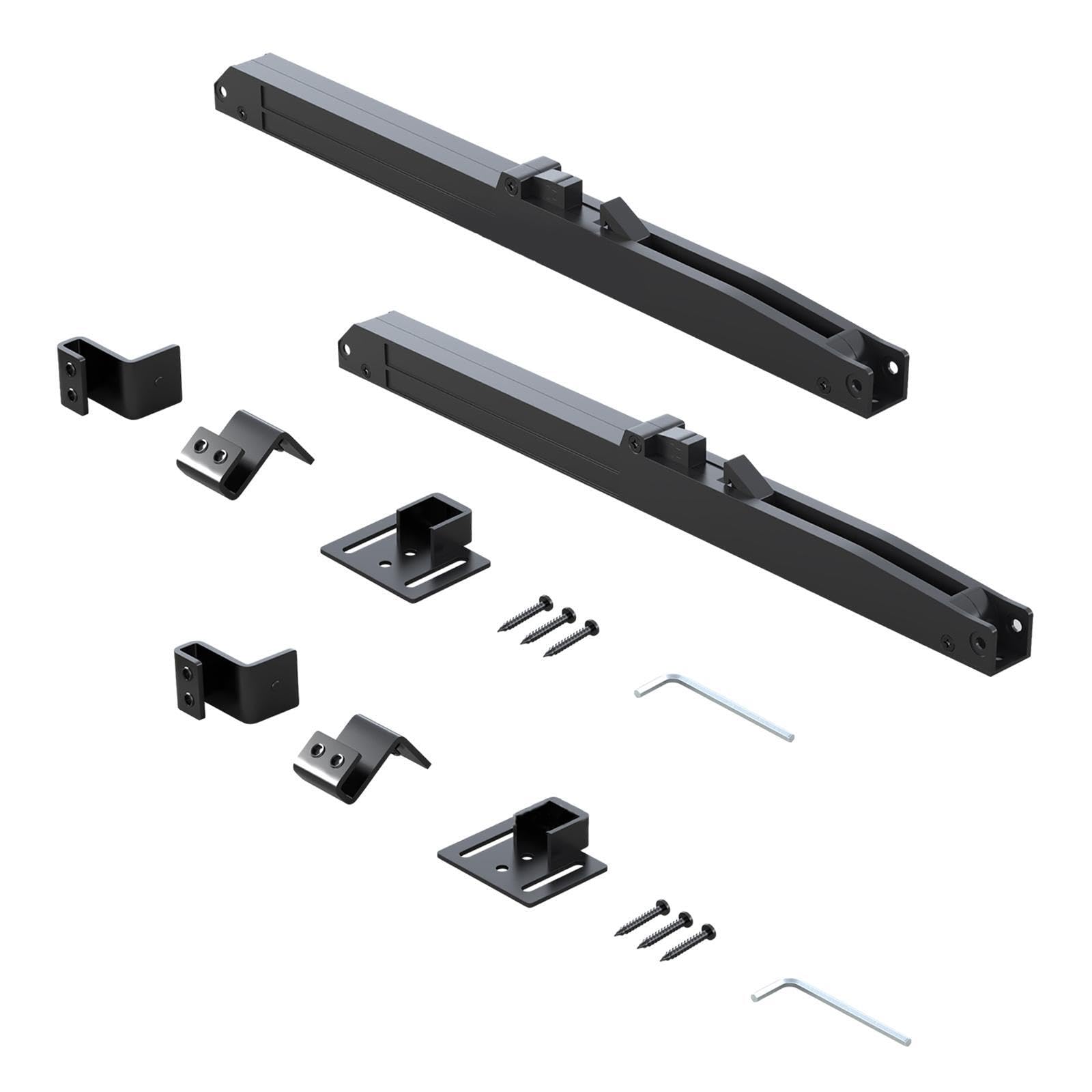 QIXCXAZ User Friendly Barn Door Soft Close Mechanism Sliding Door Accessories Offer Everything Required for Simplified Installation Process Slide Track
