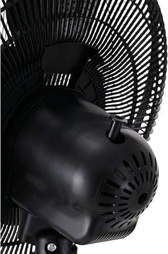 Miniatura 6 de SIM SUPPLY Denali Aire - Ventilador de pedestal oscilante negro de 16 pulgadas y 3 velocidades, 1 unidad