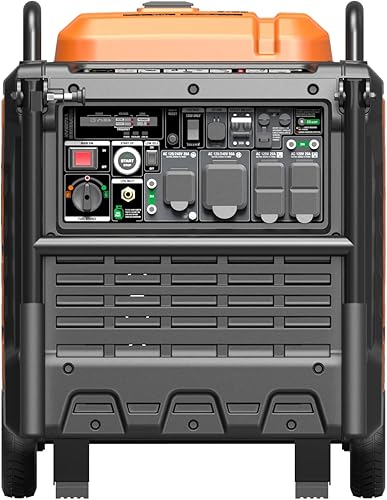 Miniatura 38 de GENMAX Generador inversor portátil, motor de gas o propano súper silencioso de 3500 W con capacidad paralela, arranque remoto/eléctrico, ideal