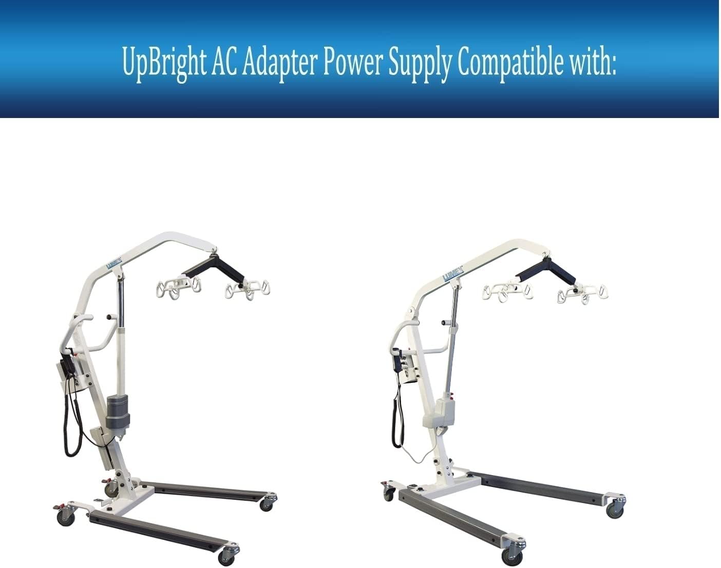 UpBright AC DC Adapter Compatible with Lumex LF1050 LF1090 LF1090-PRO-LAB RevA12 Graham-Field Easy Lift Patient Lifting Electric Cradle System Hon-Kwang Model HK-B124-A27 Power Supply Battery Charger