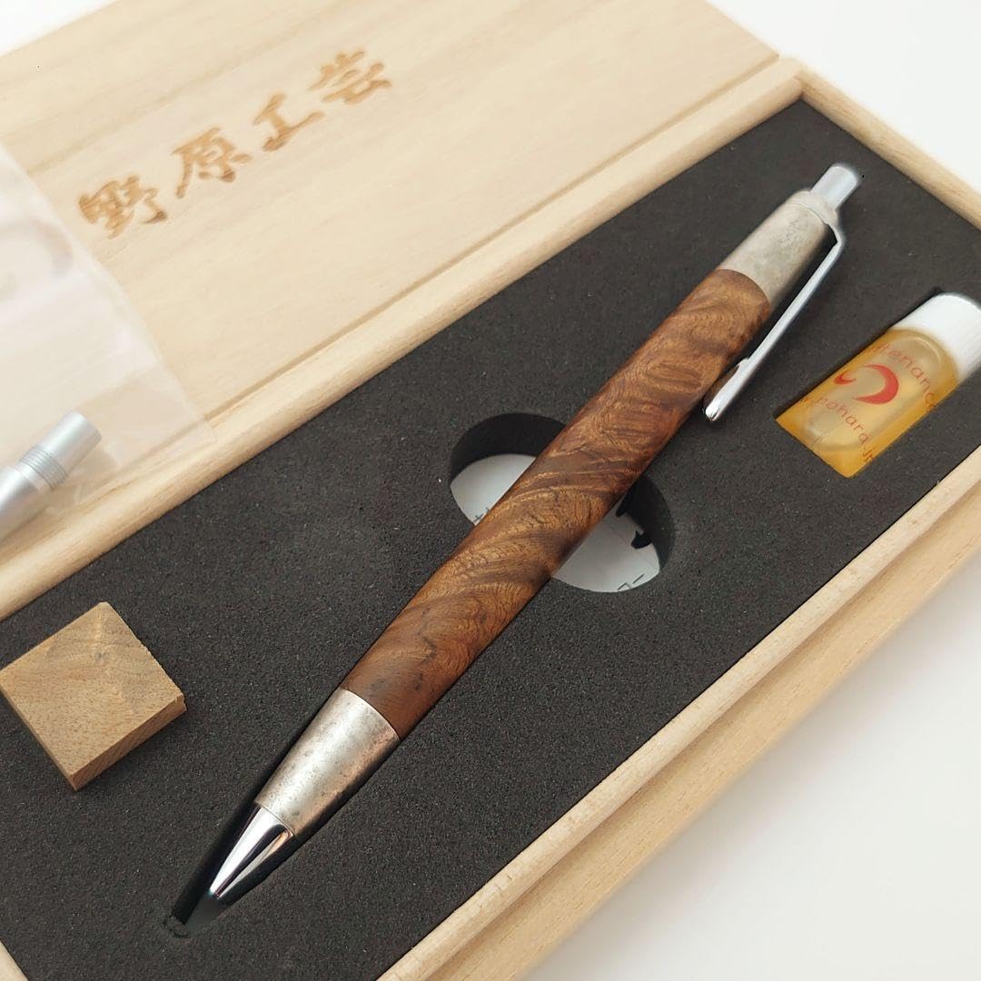 Amazon.co.jp: 100周年限定野原工芸 マーブルウッド シャープペンシル
