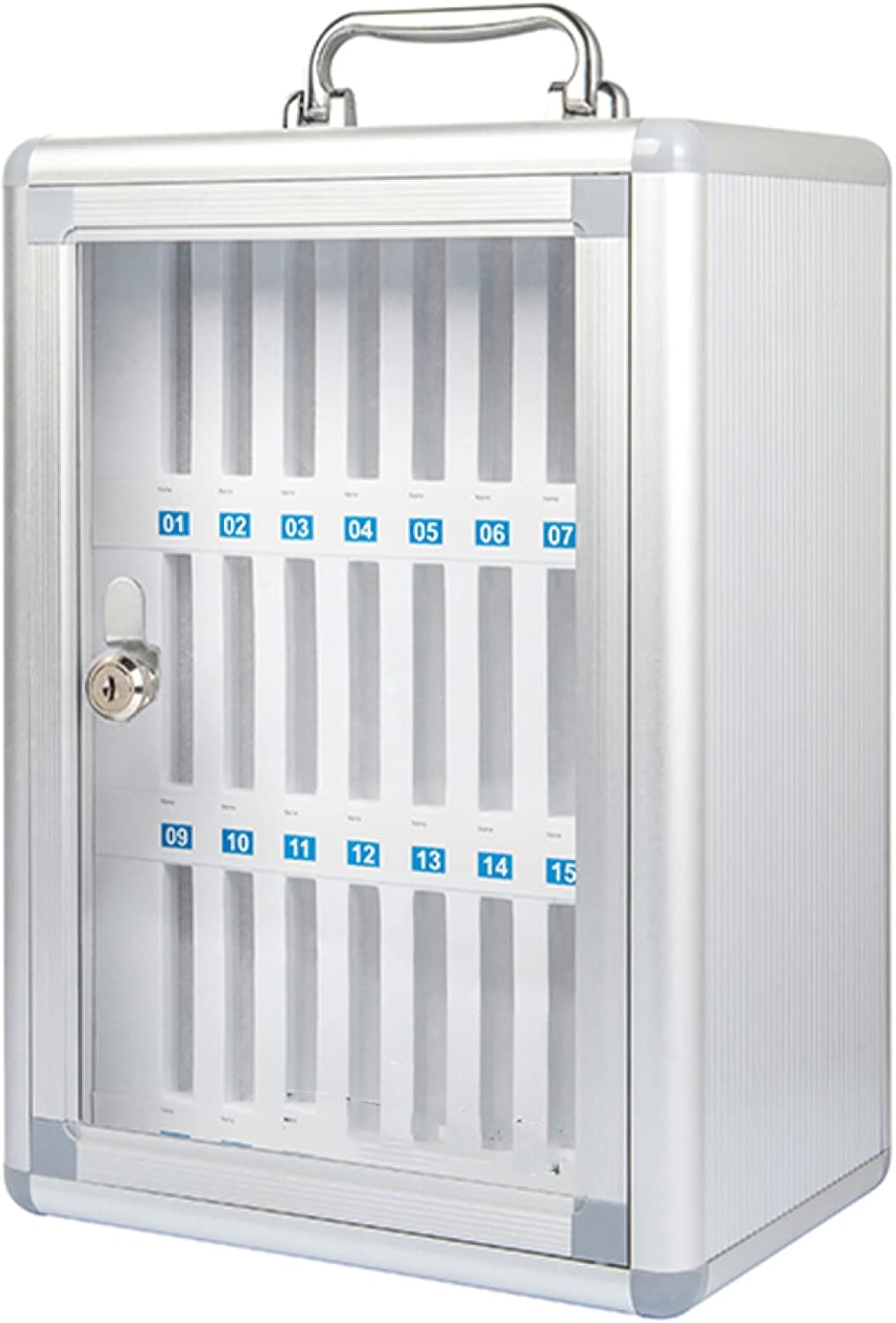 Wall-Mounted Mobile Phone Storage Locker Cabinet - 24 Slots for Classroom & Office Organization, Secure & Space-Saving Solution for Educators & Professionals