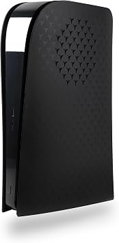 Glistco Black Plates Pro Replacement Shell Compatible with Standard PS5 - Cover Plates for PS5 Digital Edition Matte Black