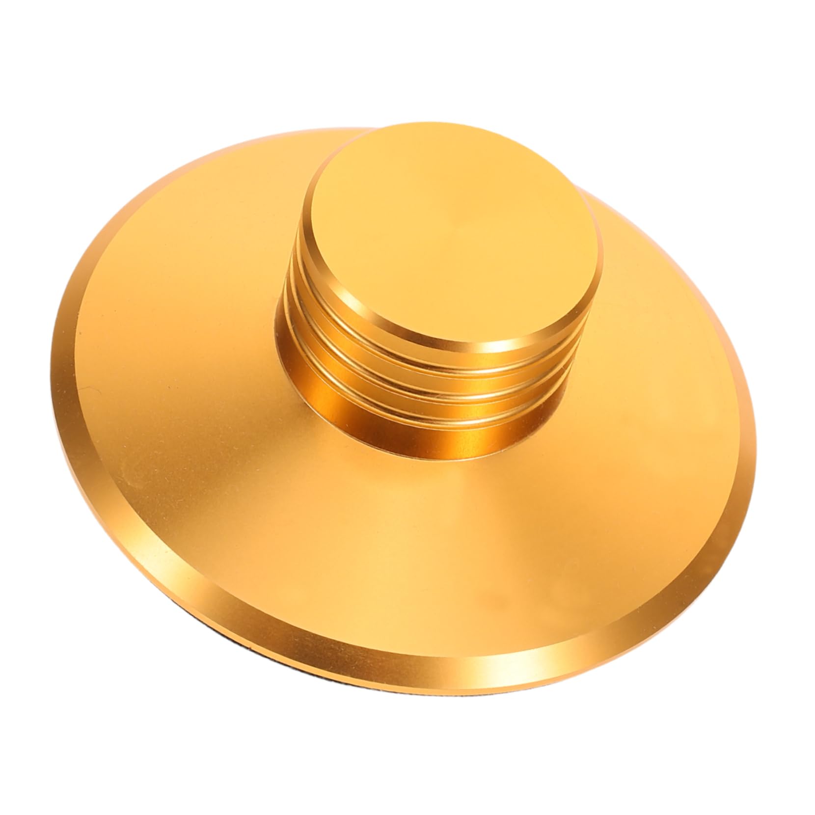 Schallplattengewicht aus Aluminium Stabilisierender Disc Stabilisator Vibrationsdämpfend Verbessert Klangqualität für Vinyl Tonabnehmer Geeignet für Plattenspieler