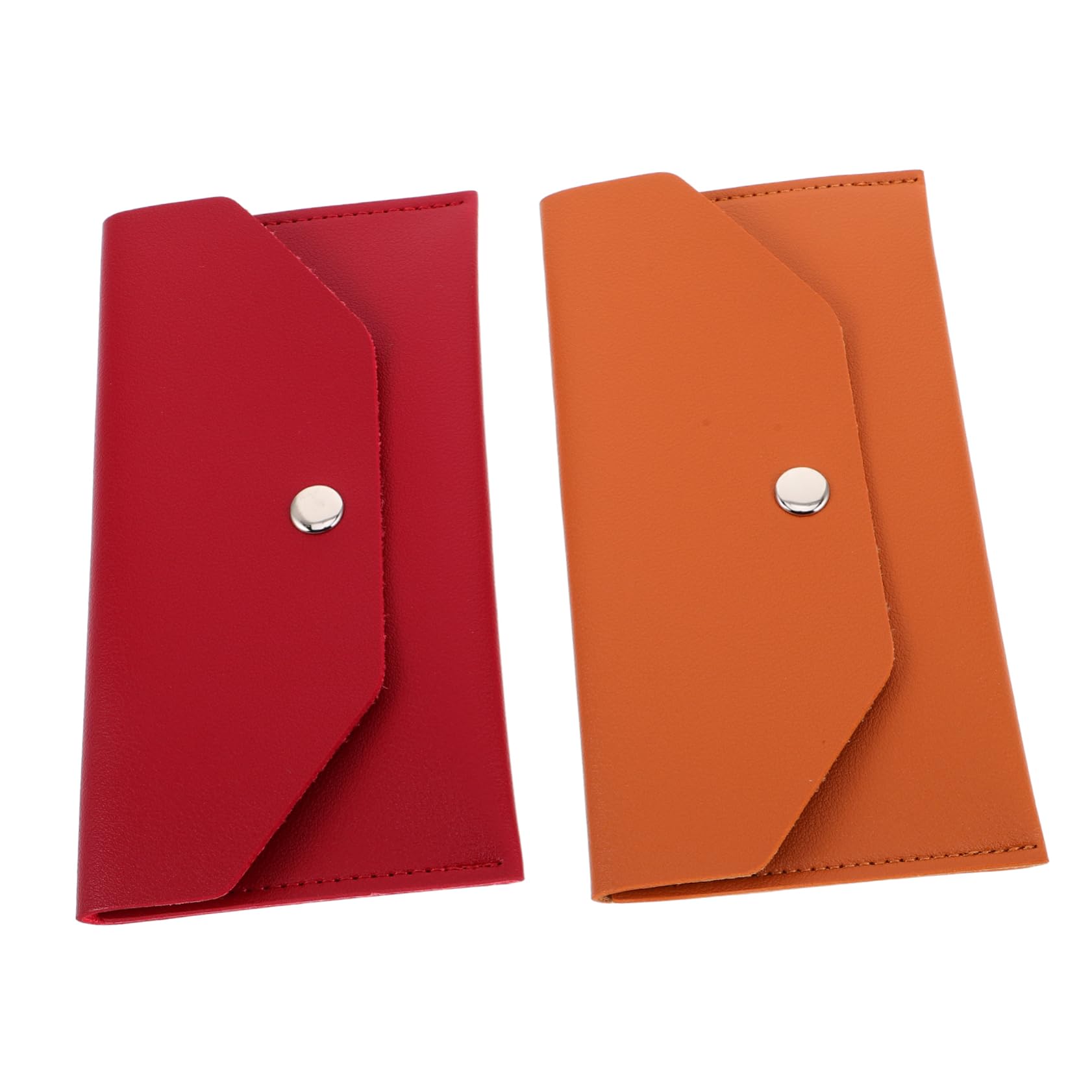 PACKOVE Enveloppes Budgétaires Format Long Rectangulaire en PU Synthétique Lot de 2 Réutilisables Imperméables