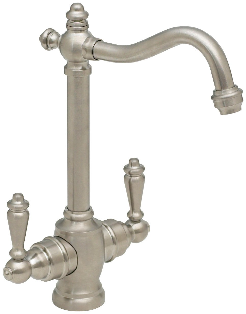 Westbrass D205-07 Victorian Traditional Two Handle Instant Hot/Cold Water Dispenser Faucet