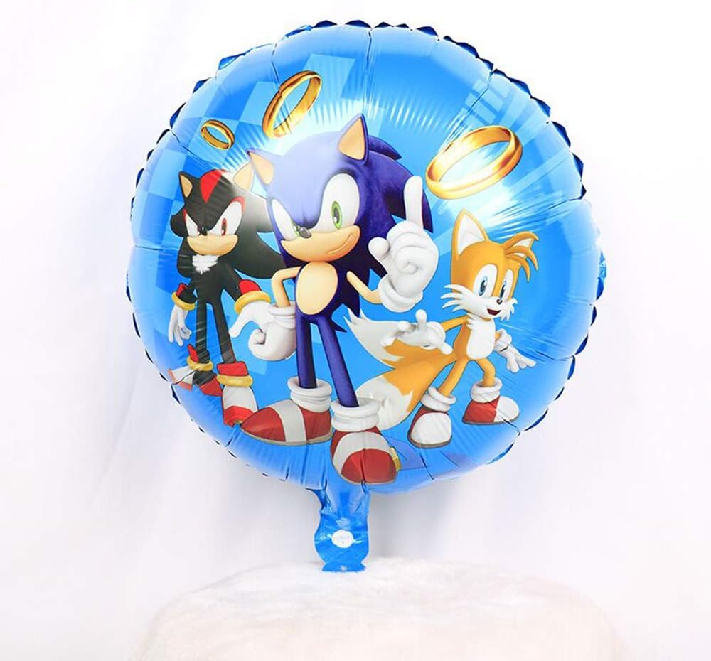 Sonic The Hedgehog Themed Birthday Party Decorations – Sonic The Hedgehog Helium Balloons, Balloons For Sonic The Hedgehog Party Supplies for Kids and Baby Shower : Toys & Games