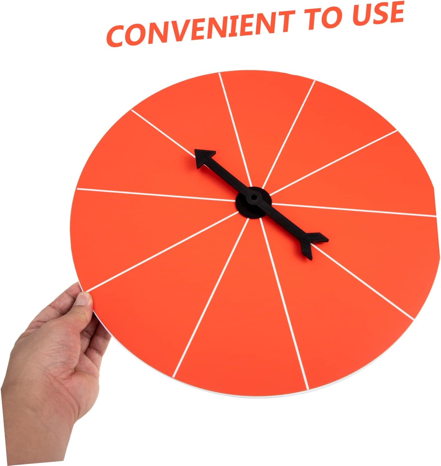 Rotatable Prize Wheel for Parties Tabletop Game Wheel for Raffles Drawings and Celebrations and Compact Design for Engaging Fun Activities