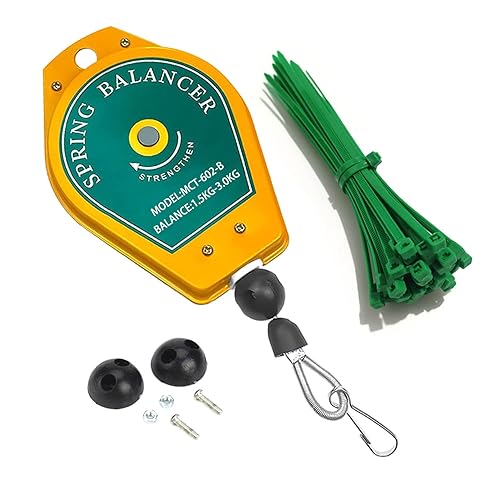 Miniatura 1 de WWZMDiB Balanceador de resorte, 3.3 libras - 6.6 libras con rodamientos retráctiles para línea de montaje, colgar herramientas de movimiento,