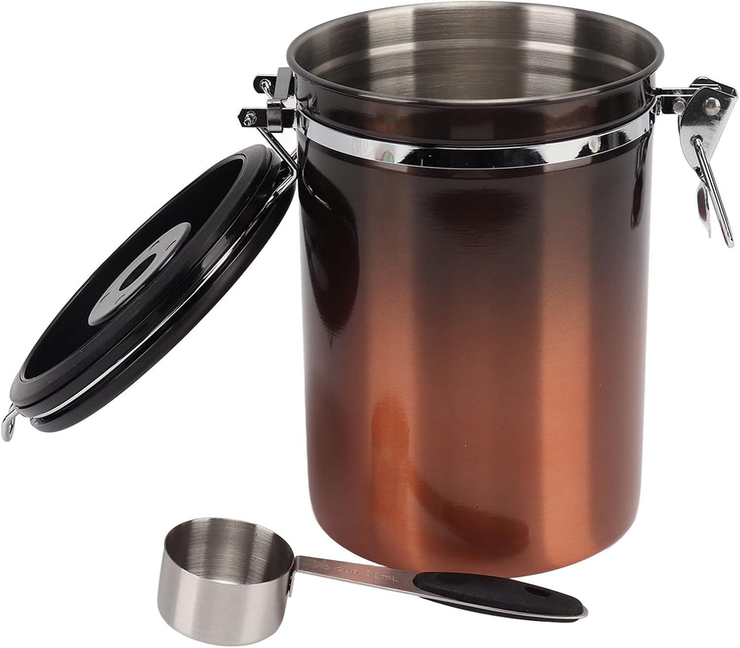 Coffee Container, Airtight Coffee Container Stainless Steel Humanized Design Corrosion
