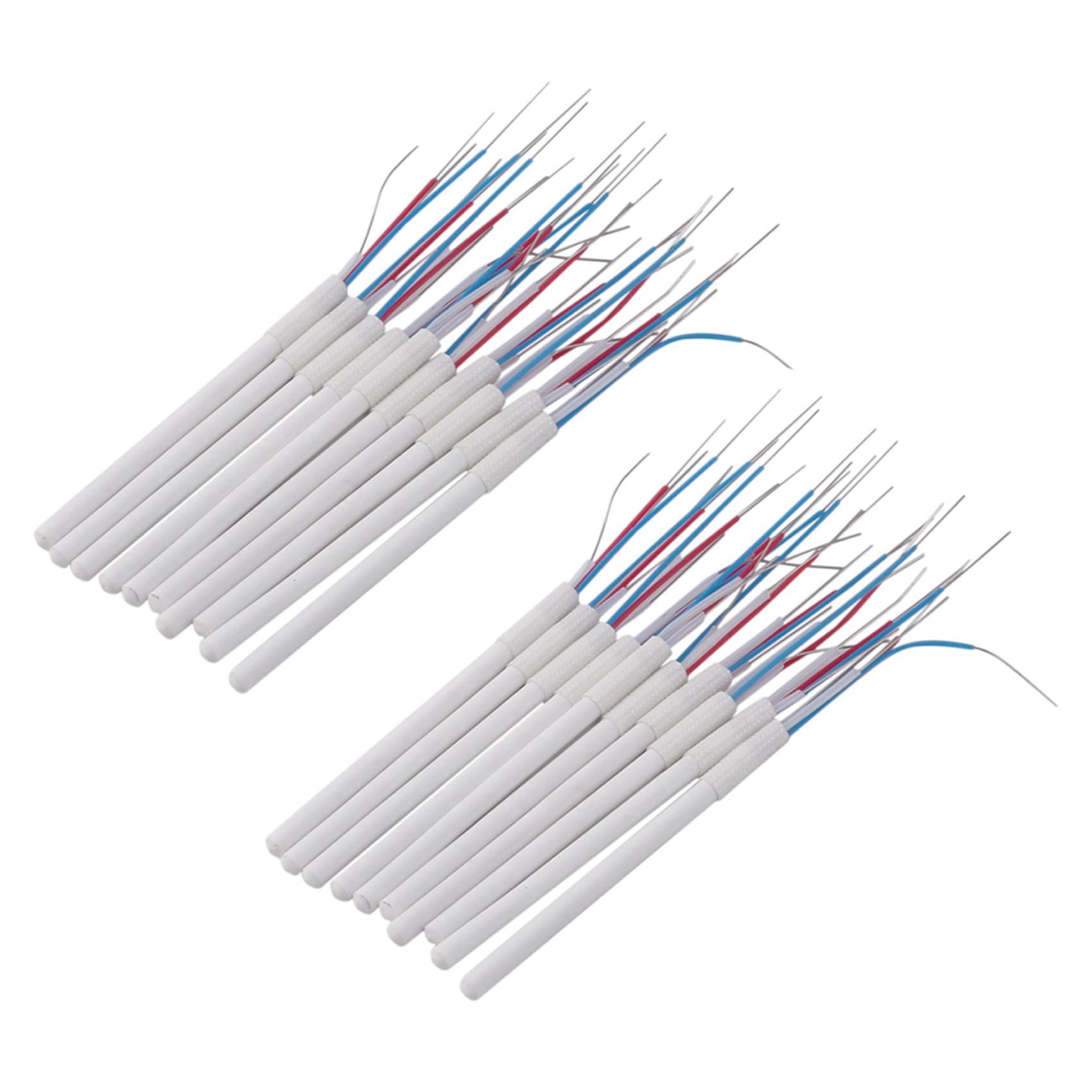 Jnchdghwa White 20Pcs Soldering Station Replacement Heating Elements Ceramic Heater A1322 For 852D+ 909D 936 Soldering Accessory