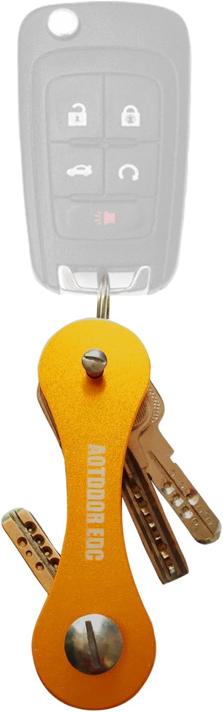 Aotddor Edc - Compact Key Holder,convenient to Carry(color:yellow)