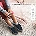 Orthofeet Proven Heel and Foot Pain Relief. Plantar Fasciitis Diabetic Orthopedic Leather Women's Arch Support Slippers Charlotte Black