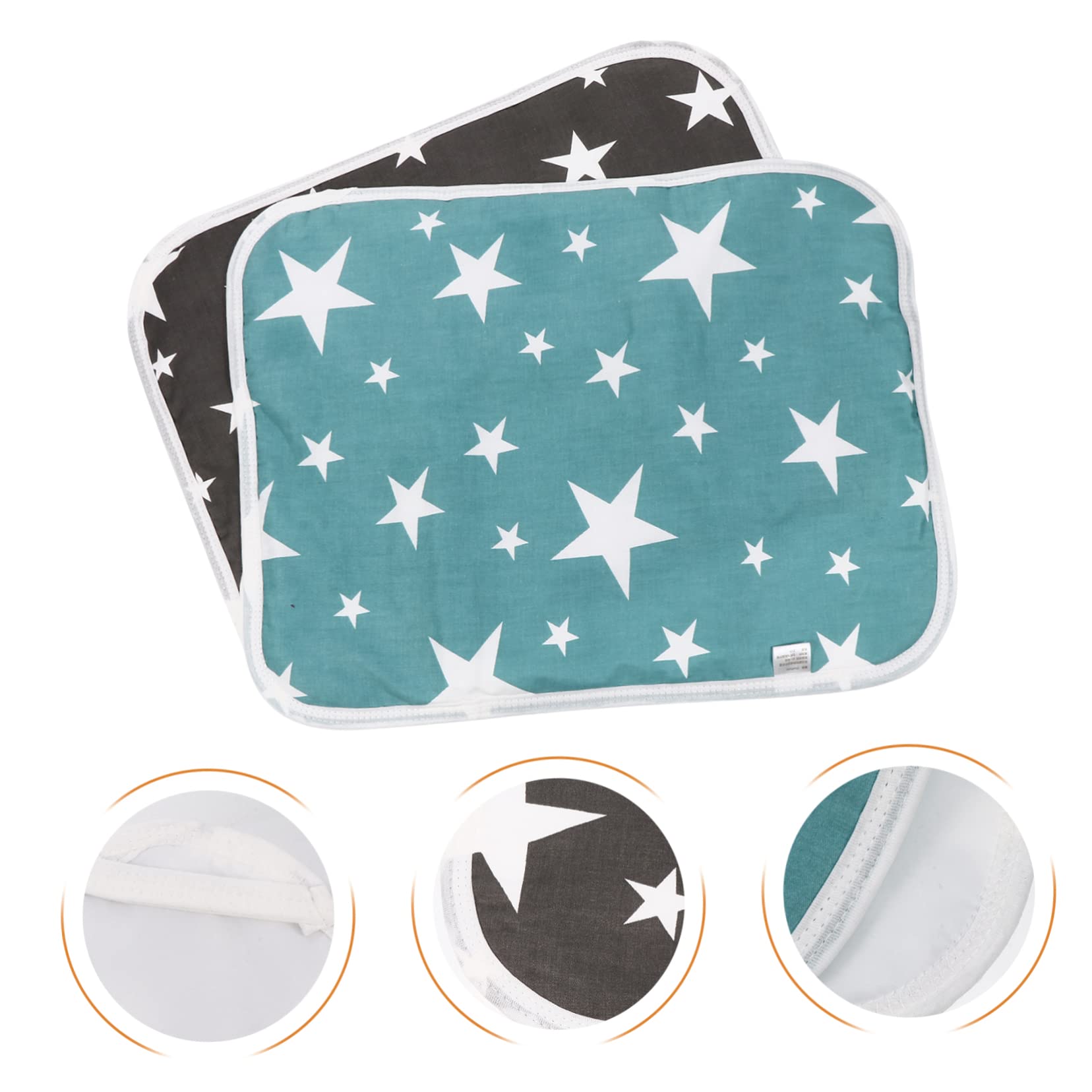 SUPVOX 6pezzi Tappetini Lavabili per Accessori per Gabbiette Animali Comodi Tappetini per Addestramento Assorbenti e Riutilizzabili per Criceti e Conigli